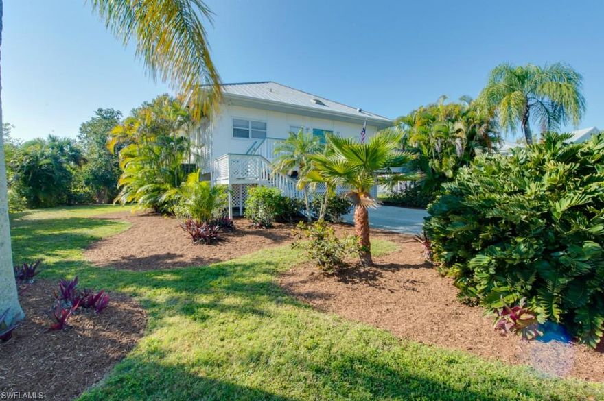 Located in one of Sanibel's most sought after neighborhoods.  The Dunes community offers golf, tennis, swimming and deeded beach access.  1322 Sand Castle has been meticulously maintained.  This 3 bedroom, 2 bath home features an open loft off the master bedroom, private screened porch off the master plus another large screened porch off the living area.  Lift installed for convenient access to the kitchen. New metal roof December 2015. Beautiful sanctuary land off the back screened porch offers complete privacy.  This home is priced to sell.