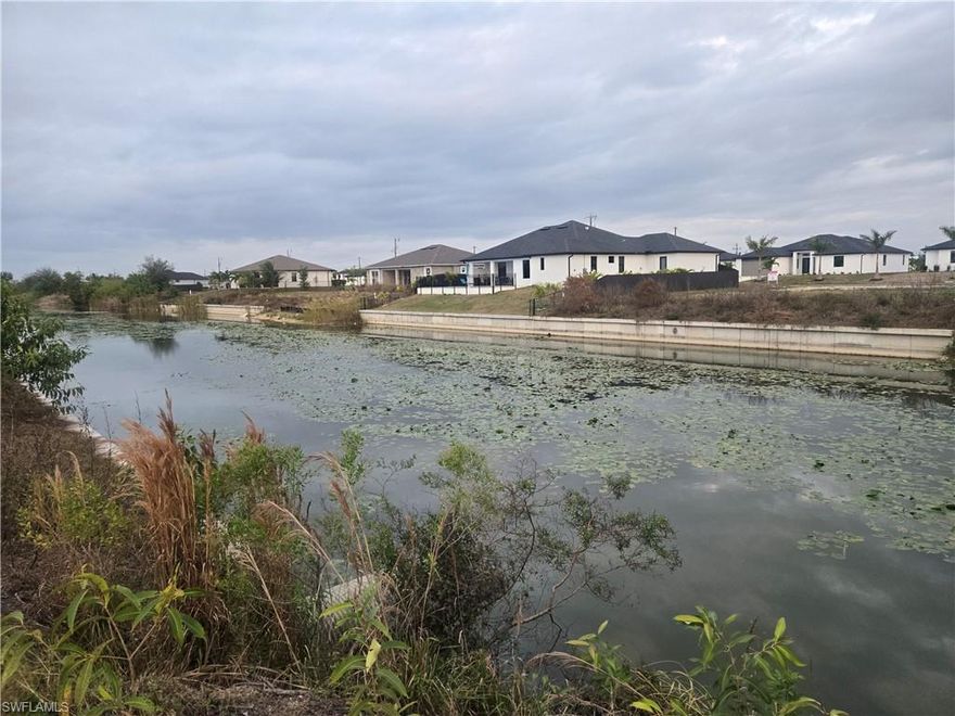Exciting Opportunity! This beautiful lot on a freshwater canal now features City Water, Sewer and irragation making it one of Cape Coral’s most sought-after locations for your dream home. You would save $8,000 to $12,000 by avoiding the expense of installing a private well and septic system!
When it comes to assessments, it’s not a matter of if, but when. You can choose to build on a lot where assessments are already paid (often at a higher lot price) or on a lot like this one, where assessments are in place and have a remaining balance. This property comes with a brand-new City Water, Sewer, and Irrigation System!
Enjoy boating, fishing, Kyaking and exploring right out you back door in the miles of Fresh Water canals Cape Coral is known for!
Enjoy the best of Cape Coral with quick access to restaurants, shopping, churches, schools, and the lively downtown areas of both Cape Coral and Fort Myers. As with all properties in this area, utility assessments apply once installation is complete. This lot has an estimated assessment balance of about $37,000, which can be conveniently paid over time through your property taxes.