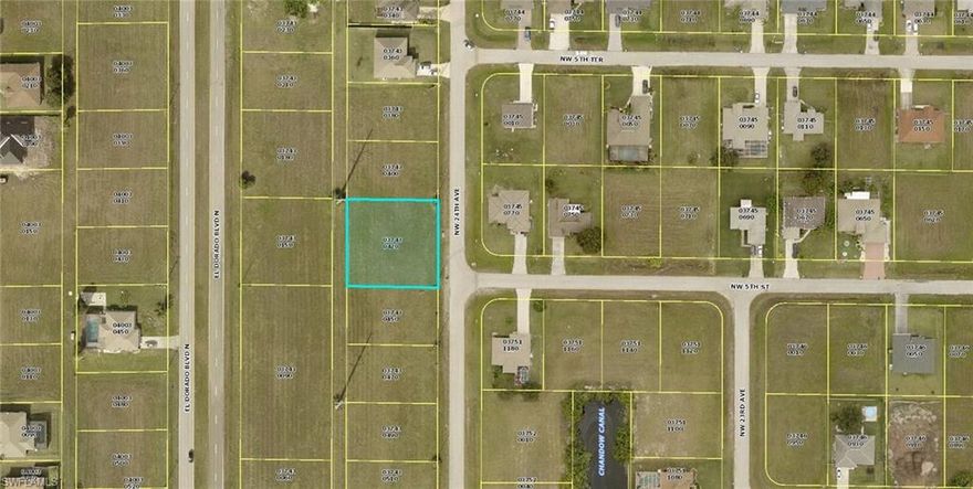 Over sized lot triple lot  (125'-120') in NW Cape with western rear exposure. This is a great opportunity to have that larger then normal yard and/or a truly amazing pool area. The NW Cape area is known for it's newer homes and great location. Property is close to Burnt Store Road with easy access to Punta Gorda, Matlacha, and Pine Island Road, with it's dining, shopping and entertainment.