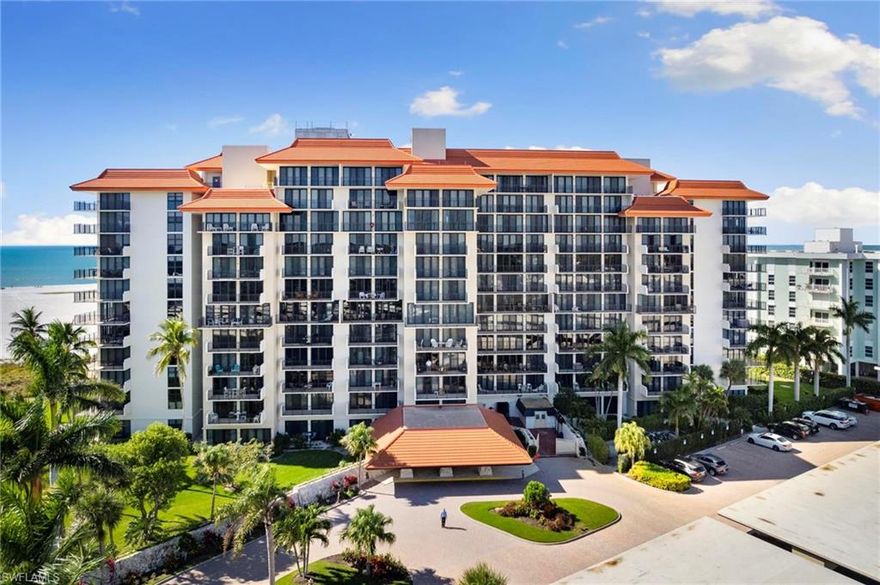 Are you looking to soak in the Southwest Florida sunshine in an updated 2-bedroom, 2-bathroom retreat in the luxurious Tradewinds community on Marco Island? Enjoy breathtaking sunsets from this beautifully updated beachfront condo with western rear exposure. This spacious condo features a large open balcony, perfect for relaxing and taking in the natural beauty of the coastline. With updated stainless steel appliances, quartz countertops, and coastal plank tile throughout, this unit features a modern and stylish living space. Hurricane impact windows ensure peace of mind and ensure security within the property. 
Additional features include one assigned carport, an assigned storage space that is perfect for beach gear. The home is in a close proximity to shopping, dining, and other amenities that make up the fun-filled lavish lifestyle Marco Island Offers. This unit is part of a resort-style community offering direct beach access, a pool, tiki bar, clubhouse, and library. Don’t miss this opportunity to own a piece of paradise on Marco Island—where every day feels like a vacation!