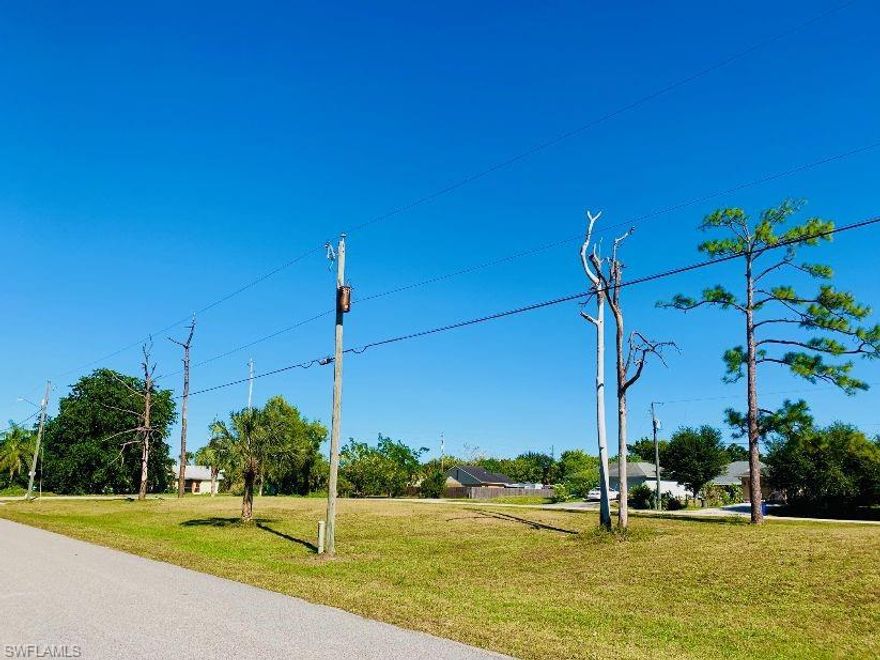 Very few good lots available in Bonita Springs. Corner lot and it has city water service and it is ready to be built! This is a great opportunity for either investors or anyone looking for themselves to built their dream home in beautiful Bonita Springs. One double lot and one single lot adjacent also available for sale. Sellers would like to sell all together.