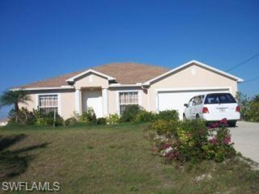 Beautiful Cape home, 4 bedrooms, 3 full bathrooms, formal dining and living room, 2 car garage, cathedral ceilings with open floor plan.  New porcelain tile floors, freshly painted.  Master suite has a walk-in closet, master bath has a walk-in shower and garden tub.   Excellent location, great investment, don’t wait and make an offer, this one will not last.