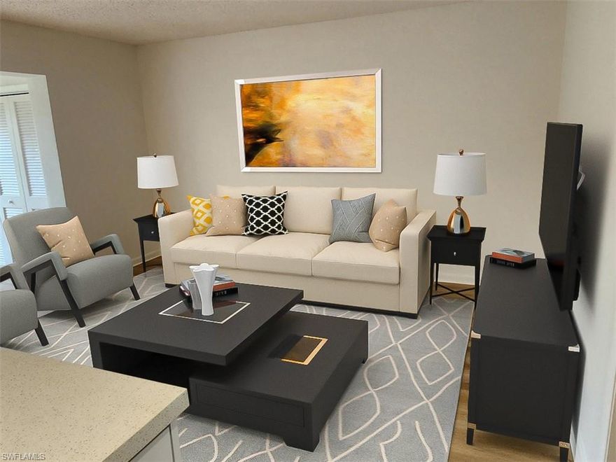 Welcome to this charming and updated first-floor condo, perfectly situated in one of Naples’ most desirable areas. Designed for immediate enjoyment, this inviting 1-bedroom residence offers a blend of comfort, privacy, and convenience. Step inside to a thoughtfully updated interior, ideal for new owners seeking a move-in-ready retreat. The easy-access first-floor location provides added comfort while ensuring a peaceful living experience with abundant privacy and quiet surroundings. Just minutes from some of Southwest Florida’s finest beaches, this condo is also surrounded by numerous dining destinations, vibrant shopping options, and everyday conveniences. Whether you’re looking for a year-round home, a seasonal getaway, or an investment opportunity, this cozy Naples gem checks every box.