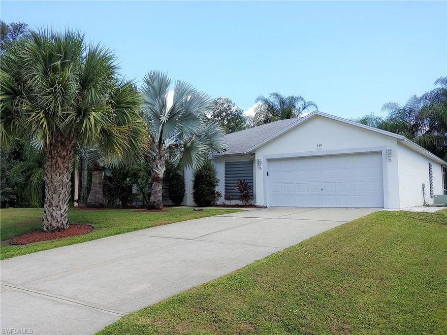 Welcome to your Florida get-away or permanent home, situated in a quiet established neighborhood on an oversized lot with mature landscape and fruit trees.  This is a well-kept, minimally occupied,  3 bedroom, 2 bath, 1,640 sf home, with separate dining, living room, and family room.  The owner’s bedroom has a large walk in closet, and ensuite with separate tub, shower and dual sinks.  This home comes with storm shutters as the pictures show, ready for our hurricane season.  The amount of natural light coming into this home when the shutters are removed will be brilliant.  The expansive screened lanai, with half of it covered enables you to enjoy your outdoor landscape, and  dining and entertaining possibilities with family and friends.  Just minutes from US 41 with a vast variety of dining, retail and banking all close at hand.  Call today to view this lovely home !