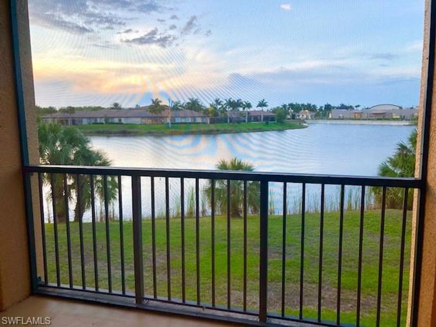 Location... Location... Beautiful 1 bedroom, 1 bath with a picture perfect view. This 2nd floor home has newer AC, paint, carpet, dishwasher, microwave, bathroom tile and more. The community offers wonderful resort style amenities. Located North of Bonita Beach Rd off 41. Close to Beaches, Shopping and Dining.