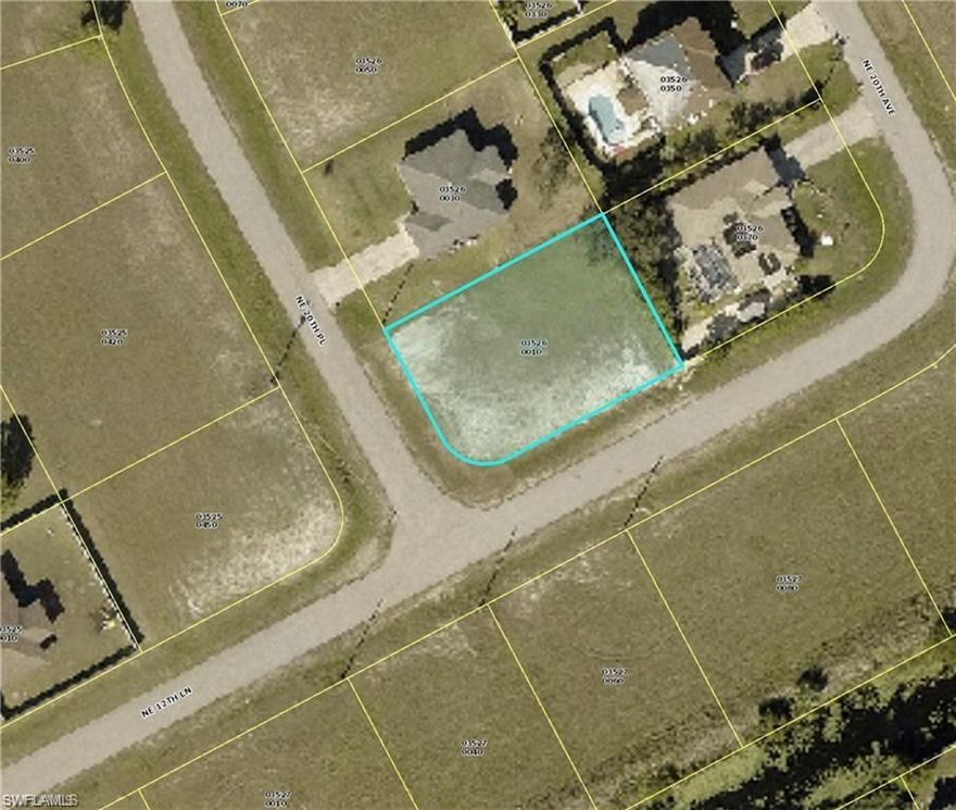 Residential Corner Lot on great location near Pine Island Rd. Corridor. No property restrictions such as owls or tortoises per City of Cape Coral. Clear and ready to build! Just minutes from shops, restaurants, parks, schools and nightlife. Cape Coral is growing fast, secure your piece of land today. Nearest Beaches: Fort Myers Beach, Sanibel, Captiva.