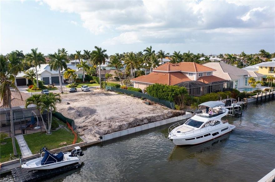BACK ON THE MARKET!! Recently cleared lot available to build your dream home in Royal Harbor, located on Tarpon Drive with the most new constructions of any current street!!! This lot has been cleared and filled ready for your home. The brand new seawall will be completed soon and comes with a transferable warranty!!Royal Harbor is a highly sought after waterfront community located across the bay from downtown Naples.