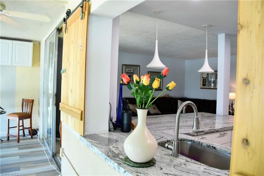 WOW and Super WOW! This 2/2 Designer unit has over $45,000 in updates, in Impact windows and Stunning Gourmet Kitchen where you will just want to entertain your friends and show off your Gorgeous Condo! Located in a Serene old Florida feel setting where many Trees and lush landscaping make you feel like you were in a Resort. The Huge Impact Window Balcony is very large extended living space, where you place your office or Florida room!.Enjoy very social Florida lifestyle with Resort Large pool,BIngo,Karoke, movies,Show. Shopping,Restaurants,Airport,Entertainment and Beaches are a short drive away. You will be Awestruck in this beautiful condo. VERY EASY TO SHOW,Short notice ok
Driving Directions: