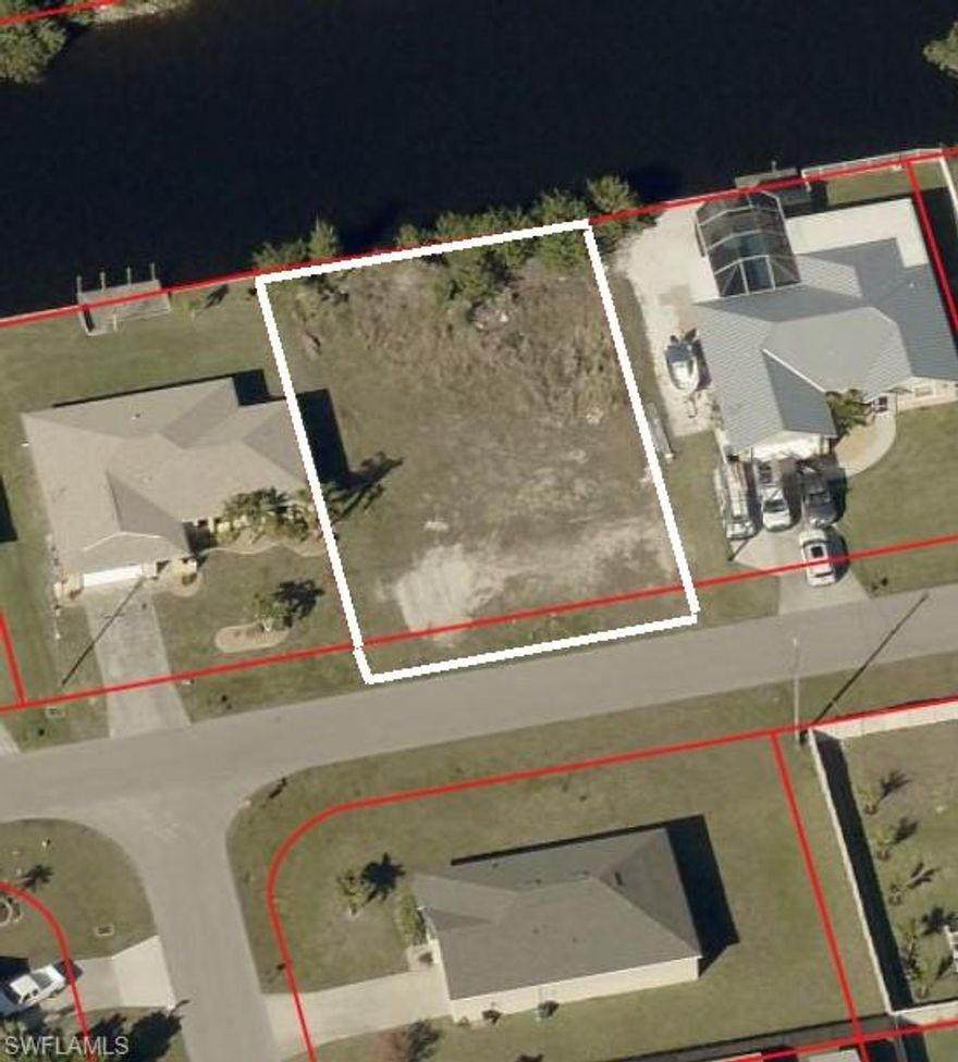 Gulf access residential lot on 100-foot wide canal. Quiet street with only local residential traffic. Convenient to awesome restaurants, shopping & entertainment locations. Easy boat ride to Red Fish Cove. Then either up the river for some beautiful cruising, or out to the Gulf and Ft. Myers Beach or Sanibel. Opportunities abound for waterfront dining. Then of course there's great Gulf fishing for Grouper, or head up the inland waterway for some of the best shallow water fisheries in Florida: Redfish, Sea Trout, and SNOOK! Build your dream house and live the Florida Lifestyle!