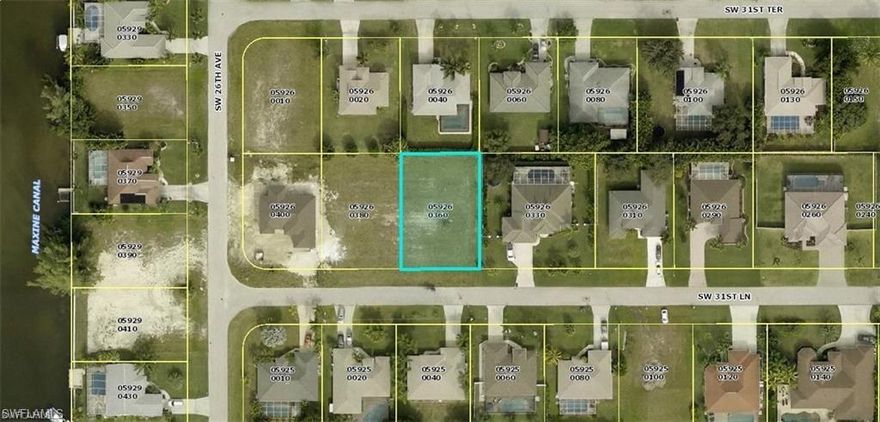 Build your dream home in one of the most desirable areas of Southwest Cape Coral! This prime residential homesite at 2533 SW 31st Lane is located on a beautiful street surrounded by newer homes and well-maintained properties, making it an ideal location for a future build or investment.
All city water and sewer assessments are paid, adding immediate value and saving thousands in future costs. The lot is competitively priced compared to recent land sales in the surrounding area, making it an excellent opportunity for buyers looking to secure property in this rapidly growing part of Cape Coral.
Conveniently located near shopping, dining, parks, boat ramps, and everything Southwest Cape Coral has to offer. Don’t miss this opportunity to own a well-located homesite in a thriving neighborhood with new construction nearby.