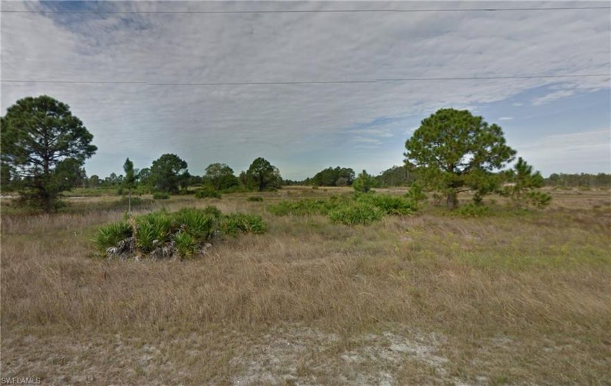 Build your home or invest in this Flood Zone X residential lot located in an up-and-coming area of Lehigh Acres with ongoing new construction nearby. The property offers quiet residential setting while still being close to everything.
Just minutes from Harns Marsh Preserve, Veterans Park & Recreation Center, and several local golf courses, with easy access to shopping, dining, and main roadways. Easy access to SR-82, Lee Blvd, and I-75!