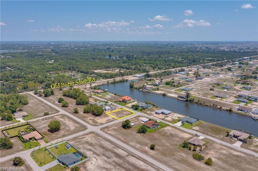 NW Cape Coral – Residential Corner Lot. Zoned for single family or future use, multi-family use, this prime lot is located in a desirable Gulf Access neighborhood in NW Cape Coral, west of Old Burnt Store Road. This "off-water" lot offers a fantastic opportunity to build a custom single-family home or a multi-family residence. With minimal clearing needed, it's ready for development. Don't miss out on this excellent investment in a growing area!