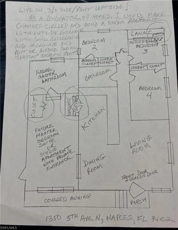 Naples, Florida 34102, United States, 4 Bedrooms Bedrooms, ,2 BathroomsBathrooms,Residential,Active,29672