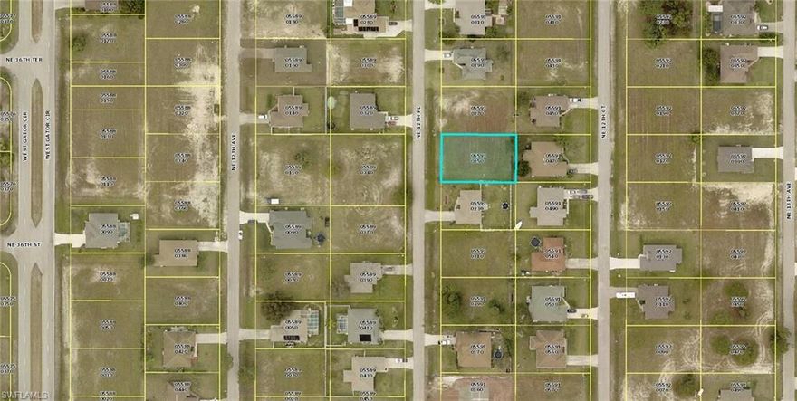 Fantastic building site in the NE Cape.  This property is in an area of newer homes close to restaurants, schools and shopping.