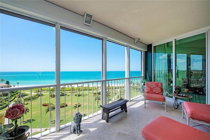 Enjoy breathtaking views of the Gulf from this beautiful fully furnished condominium in sought after Le Ciel Park Tower. Owners enjoy two assigned/covered parking spaces, inviting pool area, state of the art fitness center and more. Unit is ideally located just steps to the world-famous white-sand beaches, shopping and dining of Venetian Village and a short drive to 5th Avenue South and 3rd Street South. Do not miss this rare opportunity!