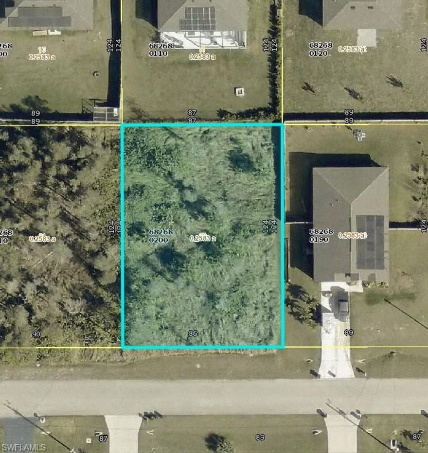Build your dream home in the desirable Mirror Lakes community! This 86x124 vacant residential lot offers a great opportunity with Flood Zone X designation, meaning no required flood insurance for most lenders. Conveniently located with easy access to major roadways, making commuting a breeze while still enjoying a quiet, developing neighborhood. Just a short drive to shopping, dining, schools, and everything Fort Myers has to offer. Whether you're looking to build now or invest for the future, this property is a fantastic option in a growing area.