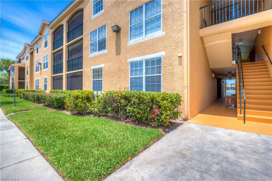 Location, location, location!! Tastefully updated 2 bedroom, 2 bath condo located in Sactuary at Imperial River. This charming condo boasts over 1,000 square feet, open concept floorplan, tile and wood floors throughout, crown molding, renovated bathrooms and kitchen, and a private lanai. U-shaped kitchen overlooks the dining and living room and features stainless steel appliances, granite countertops, backsplash, and plentiful cabinetry with modern fixtures. Spacious master bedroom with renovated modern en suite. Sanctuary offers an exercise room, billiards, community room, racquetball,  tennis courts, and a pool and spa! All with an excellent central Bonita Springs location with close proximity to fine dining, shopping, entertainment, and our beautiful SWFL beaches!