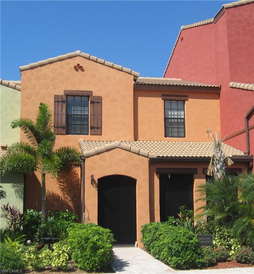 Brand New, Very spacious, 2-bedroom SANTA MARIA floor plan.  Open Living/dining on the 1st floor with dining room open to the 2nd floor.  Large Master suite, 2nd bedroom, laundry and built-in desk area on the 2nd floor.  Front Entry porch gives additional outdoor living space.  In a community with abundant amenities - Pool, spa, movie theatre, tennis, clubhouse, fitness.