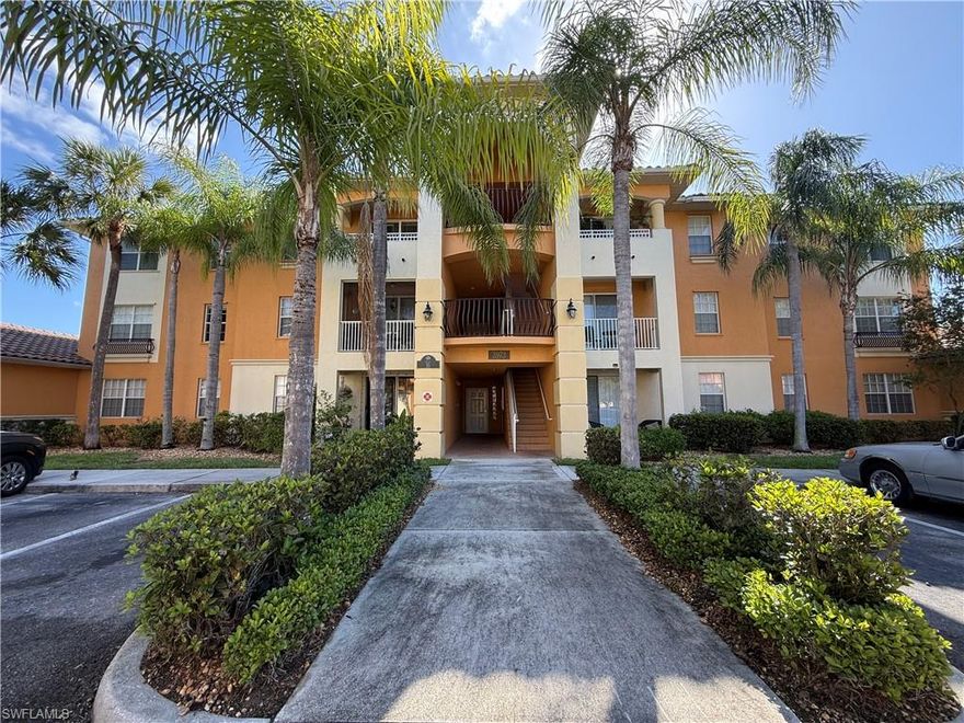Welcome to your own slice of comfort in Cape Coral. This beautifully maintained 2-bedroom, 2-bathroom third floor condo offers the perfect blend of convenience, style and low maintenance living. Step inside to find tile and luxury vinyl plank flooring throughout, creating a clean modern look that stands up to everyday life. Enjoy the spacious private balcony to enjoy your morning coffee or unwind after a long day! The community offers a fitness center, playground, pool and dog park just steps away. Located just minutes away from shopping and dining in the ever growing city of Cape Coral. Whether you're looking for a full time residence, seasonal getaway or investment opportunity, this condo checks all the boxes. Don't miss the chance to make it yours!