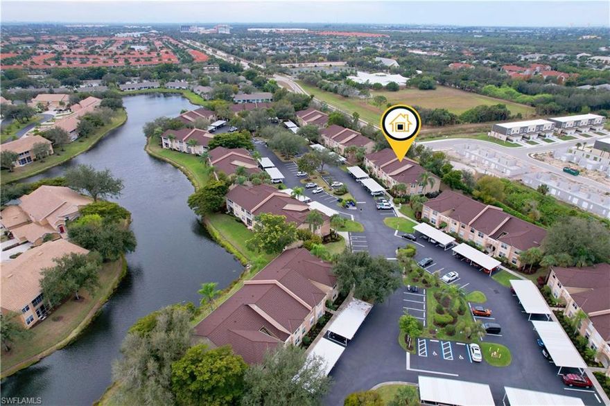 Welcome to this beautiful Bridgewater ground-floor home in Parker Lakes, ideally located as a gateway to Sanibel and Fort Myers Beach. This open-concept residence features soaring 9’6” ceilings and a beautifully upgraded kitchen with real wood cabinetry and granite countertops. The updated bathrooms also offer granite finishes, adding a touch of luxury throughout.

Enjoy the added flexibility of an enclosed rear porch—perfect for extra living space, a home office, or a relaxing retreat. Additional highlights include a private covered parking space and a new metal roof on the building for peace of mind.

This property has never flooded and is not located in a flood zone. Residents enjoy resort-style amenities including a sparkling pool with a fully equipped gym, a second lap pool, pickleball courts, basketball courts, and tennis courts.

All of this is set in an incredible location close to shopping, dining, and everyday conveniences. Don’t miss this outstanding value—schedule your private showing today!