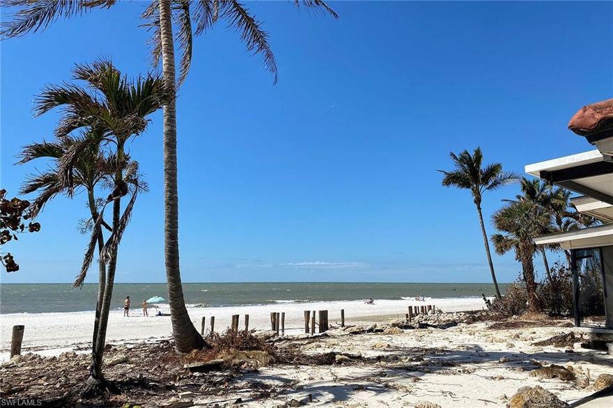A rare opportunity to build your dream home on this privately located interior beachfront lot in the heart of Old Naples. This .48 acre property has 100 feet of beach frontage on the Gulf of Mexico and is nestled in the middle of the block. Access this hidden gem by a 20 ft. wide private driveway off of Gulf Shore Blvd. Located just steps from shopping and dining on 5th Avenue with walkability to all that Naples has to offer. *The property sustained damage to the residential structure and the property is being sold "as is" for the lot value and any demolition, permitting, repairs, etc. will be the responsibility of the purchaser. Do not walk on the property without permission.