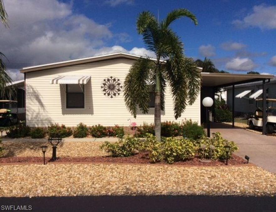 Fully remodeled double wide 3 bedrrom, 2 bath home in a wonderful family community near all shopping, recreation, beaches, etc. New Floors, new cabinets, new appliances plus many, many extras. Owners have invested many thousands to make this a wonderful comfortable home. Community has a beautiful lake, community pool, tennis, shuffleboard and other sports and many social activities. Live the easy life among nice people in a home you can be proud of, at a very reasonable cost of ownership.