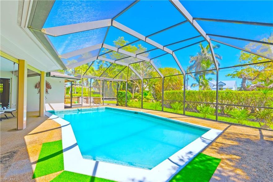 The crop of the crop location, the best of the best destination nation wide, home is located at prestigious Port Royals big sister/brother neighborhood Aqualane Shores. This unique classic home is situated on a 0.35 acre homesite right by waterfront of Naples Bay.  Neighborhood is surrounded by multimillion dollar estate homes, beautiful mature landscaping, which creates an amazing ambiance and adds a tranquility to this very special with a character property. House has 3 bedrooms, 3 full baths, an office/den and a fairly large size heated swimming pool. From this prime location you are just a short stroll to beach access and downtown 3rd and 5th avenue south, the famous Naples Pier, fine dining, shopping, world-class galleries, walking distance farmer's market on 3rd Street South.