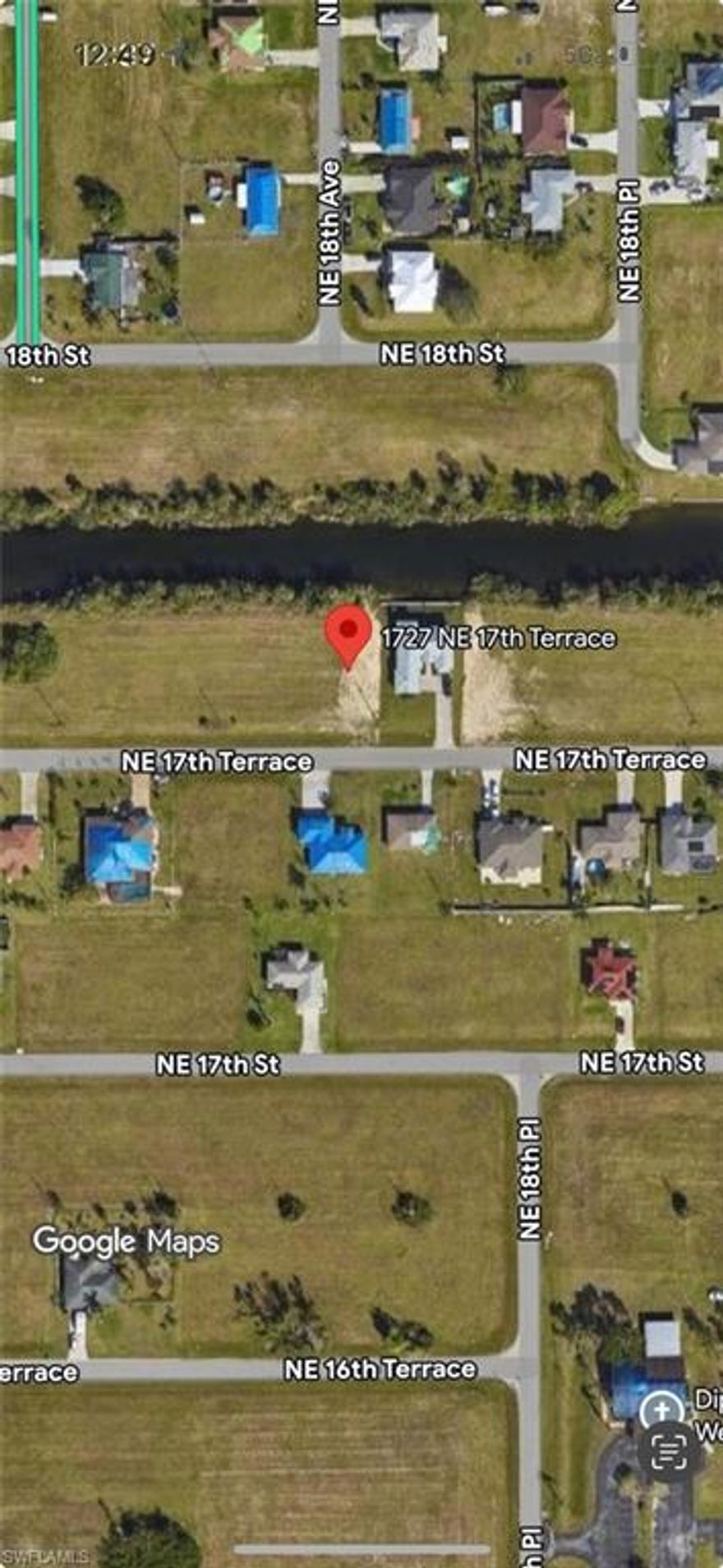 CHECK OUT THIS NEWLY LISTED LOT! This lot is situated on wide canal with many other connecting canals. It is in located in the fast growing NE Cape in close proximity to many restaurants, shopping plazas, gyms. Boat launch and so much more. Build that dream home you have always wanted with enough room for a pool if so desired. Seller is open financing with a 50% of downpayment. Make your Offer NOW!!