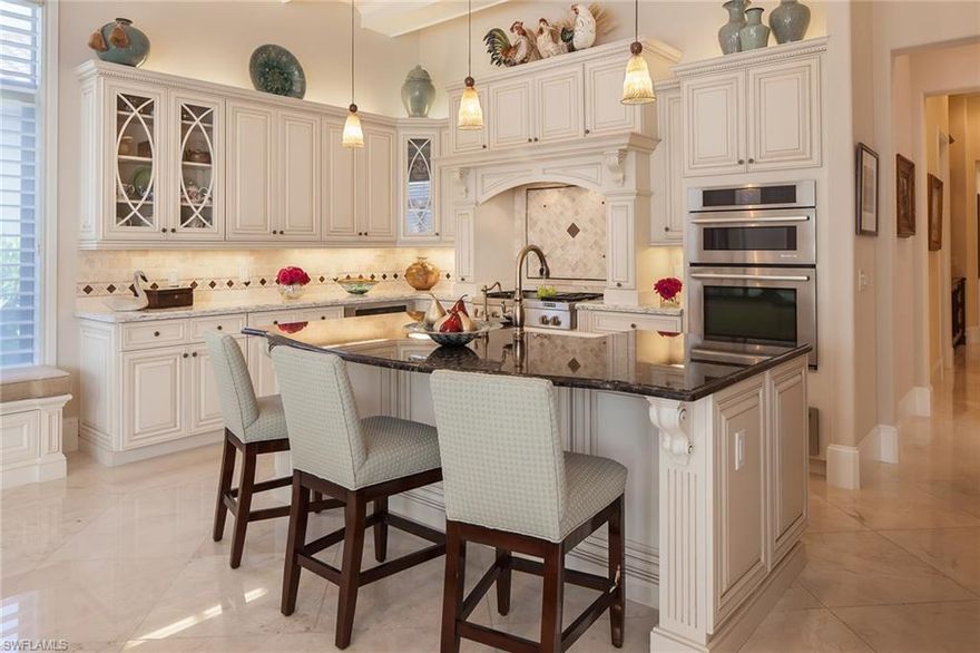 Never before on the market and inspired by the bungalows of Santa Barbara and the American Riviera, this elegant home was built to impeccable standards in 2013 and designed for carefree living with sophisticated style. The residence offers a gracious indoor-outdoor floor plan, dramatic entry and great room, 12 foot ceilings, gourmet kitchen with natural gas and an enchanting garden and outdoor oasis for entertaining or intimate family gatherings. The property is fully fenced and there is even a putting green. This is a meticulously maintained residence and will delight the most discerning buyer. You will find living within the gates of Grey Oaks Country Club second to none. Luxurious amenities abound, including three spectacular golf courses, two clubhouses, fantastic dining options and a club sommelier.