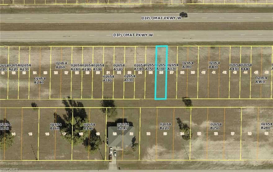 Discover a prime investment opportunity at 622 Diplomat Pkwy W, Cape Coral, FL 33993, located in one of the city’s fastest-growing commercial corridors. This strategically positioned parcel offers exceptional potential for investors looking to capitalize on Cape Coral’s explosive development and future growth. While the lot itself is too small to build on independently, it presents a golden opportunity to assemble neighboring parcels and unlock the full potential for a high-value commercial or mixed-use project. The recently enacted Live Local Act in Florida further enhances this property’s appeal by allowing administrative approval for multi-family and mixed-use residential developments within commercial zones—streamlining approvals and offering potential incentives for affordable housing projects. As Cape Coral continues to expand, this property stands as a smart, forward-looking investment for those seeking to grow their portfolio in a thriving market.