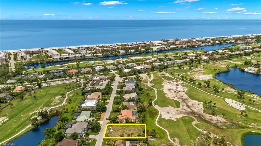 Beautiful cleared building site located in Beachview Estates with Deeded Beach Access. Great views overlooking the Golf Course. A topographic study completed, and native plants had been relocated to allow full space for construction ($45K value). The soil study has been completed and will be available to the buyer ($8K value). Water connection paid and installed ($10K value). Full engineering (MEP) and Architectural drawings: project ready and fully approved by the City of Sanibel. Community offers, golf, tennis, pro shop and restaurant.  Wonderful mid-island location, close to fantastic island restaurants, shopping and so much more.