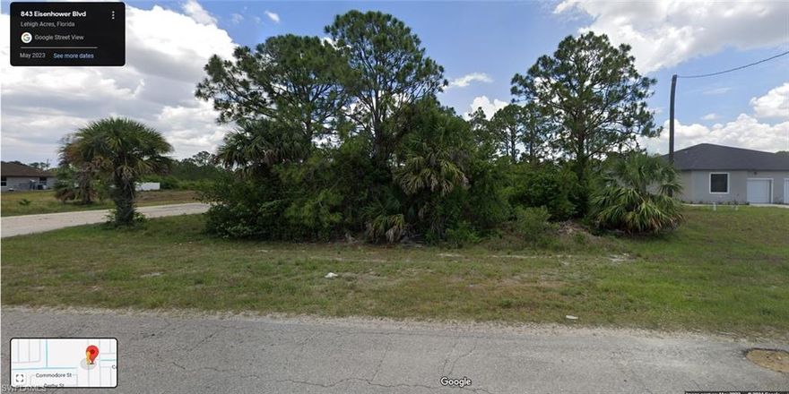 Oversized, buildable Duplex Lot in Lehigh Acres: This duplex lot is a Prime Investment Opportunity". Situated just one block away from Jaguar Blvd, providing convenient access to SR 82. Located in one of the most desirable locations in the area, it offers close proximity to a plenty of amenities and major roads.  this property presents an incredible opportunity for investors looking to build.