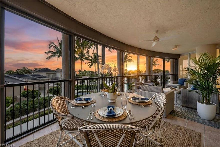 Directly on the Beach in Bay Colony! The Remington stands among Naples’ most prestigious beachfront addresses. Residence 202, the largest 02-tier plan, showcases sweeping views of the Gulf of Mexico, pristine white sand, and lush tropical surroundings. Recently renovated, the residence offers over 3,243 sq. ft. of light-filled, airy living space. The custom design features a spacious great room, a striking island kitchen with a morning room, and an expansive lanai perfect for indoor-outdoor living. The exceptional primary suite includes a private sitting room, complemented by two additional en-suite guest bedrooms. Just steps from Bay Colony’s private Beach Club—with full beach dining and service—residents also enjoy access to the Bay Colony Tennis Club. Next door, the world-renowned Ritz-Carlton provides exclusive privileges and select Five-Star resort amenities. Set within Bay Colony’s guard-gated seaside enclave, the Remington offers unmatched security, privacy, and first-class amenities in one of Naples’ most coveted communities.