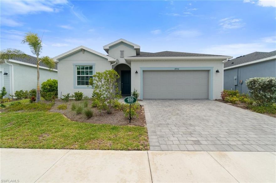 HUGE PRICE REDCUCTION!!

Nearly new 3-bedroom plus den, 3-bathroom ARECA FLOORPLAN offers 2,201 sq. ft. of open living space with tile flooring throughout. The light and bright floor plan features a spacious kitchen with quartz countertops, stainless steel appliances, and a walk-in pantry. The large primary suite includes an en-suite bath and generous closet space. Enjoy peaceful lake views from the screened-in lanai—perfect for relaxing or entertaining.

Located in the growing Tucker’s Cove neighborhood, this home is part of one of Babcock Ranch’s most exciting new communities. Tucker’s Cove resort-style amenities—including a lazy river, water slides, luau beach, pools, and nautically themed dining, the Shipwreck Tavern—are currently under development! Available NOW, residents can enjoy full access to Babcock Ranch’s existing world-class amenities, including multiple community pools, miles of nature trails, fitness centers, sports courts, playgrounds, dog parks, event spaces, and more.

Babcock Ranch is a golf cart-friendly, solar-powered town with schools, restaurants, medical facilities, and shopping just minutes away. Publix, Starbucks, Marshalls, Five Below, and Five Guys are all accessible by golf cart—with a brand-new Target coming soon!

Enjoy energy-efficient living and peace of mind in America’s first solar-powered, hurricane-resilient community—designed for a truly modern Florida lifestyle.