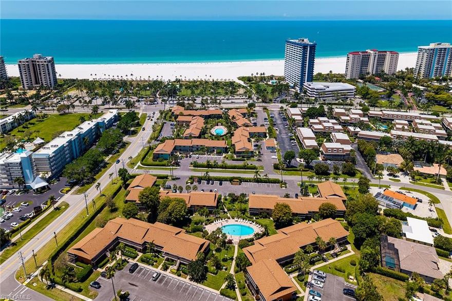 The Mariner complex is across the street from the beach. The condominium is ideally located upstairs in a quiet part of the community, overlooking the pool and facing west to enjoy Marco Island's beautiful sunsets. The cathedral ceiling and contemporary look set the tone for stylish relaxation in this well-maintained two-bedroom, two-bath residence. Ongoing updates and improvements keep it contemporary while maintaining the classic Mariner of Marco Island charm. The latest updates include a new dishwasher, a new hot water heater and a new A/C system. Plus, impact hurricane-resistant front doors and windows in each bedroom.