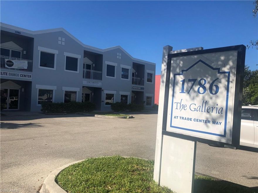 Naples Art District office for rent
Strategic location at North Naples Industrial Park Office , this 4,132 sq ft , 2 story office/warehouse condominium unit in a 6 unit condo building. 1st floor has approximate 2,750 sq ft. wit a spacious front entrance display area, 5 offices , a break room and a bathroom. The rear separate air conditioned warehouse with a high ceiling and a 10'' roll-up door. 
2nd floor has approximate 1,382 sq ft of open floor space with a custom built open air wood staircase providing access and a 2nd rear staircase for emergency use.
Fire sprinkler system and monitored alarm system