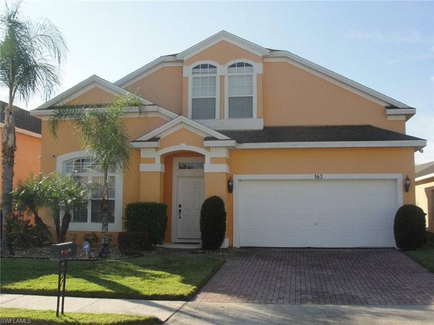 Own a Beautiful Vacation home in Sunny Florida or live in with your family! This home is sold unfurnished at $220000 or turnkey furnished for $245000 . Space galore! Enjoy 5 large bedrooms, 3 full baths, 2,488 sq/ft of living area . Garage is filled with fun games such as Pool table and Air hockey. Large master suite is downstairs with a large bathroom with double granite counter top vanity, garden tub and separate shower . Eat-in kitchen offers granite countertops , stainless steel appliances, lots of cabinet space along with a breakfast bar, perfect for entertaining. Large living-dining combo . Family room opens to the pool area. Upstairs you will find 4 bedrooms and 2 full bathroom. Neutral colors throughout. Screen enclosed in ground pool just the place to relax and enjoy the day! Florida living at its best and easy access to everything! Live in , use it as a vacation or short/long term rental home. This area is perfect for seasonal rentals, and property is fully equipment for the business. Great location ! Short drive to Disney ! Come see it today ! Seller want it sold!