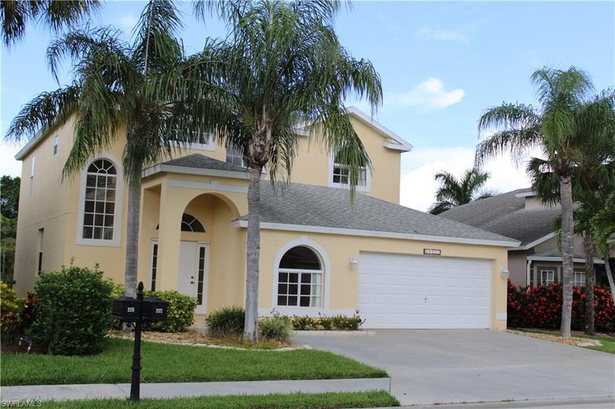 Here it is a 4 bedroom + loft and 3 full bathrooms, lake view move in ready home in Stoneybrook of Estero. This community has it all, Location, Location Location, public golf, gated entrance, club house, community pool/spa, tennis, pickleball, playground and much more. Home Warranty included.