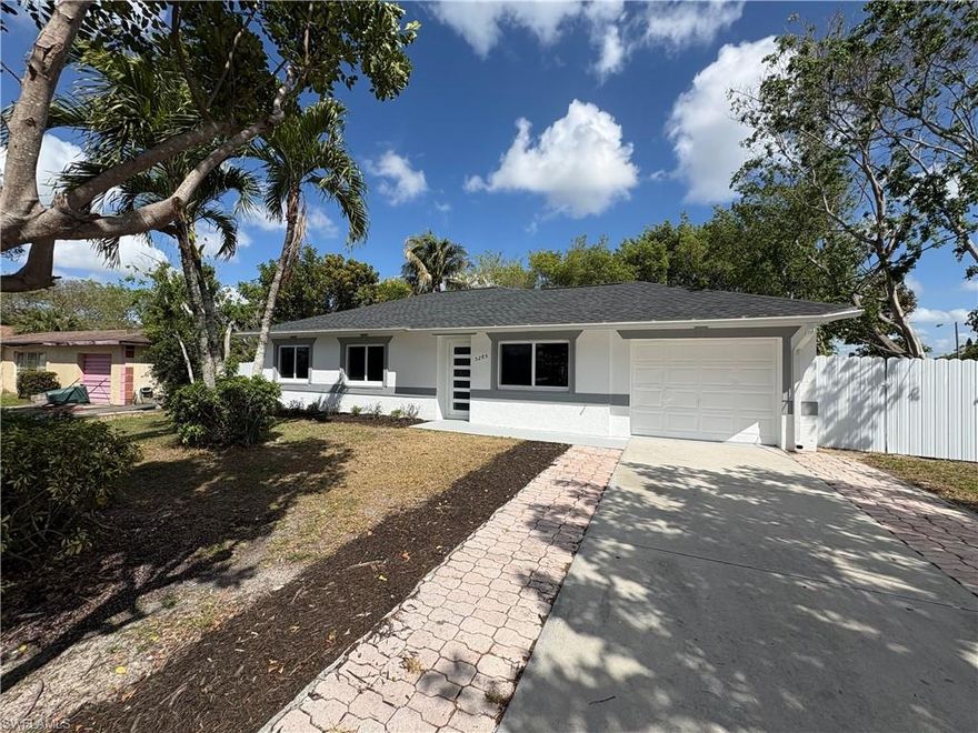 Beautiful single-family home located in the heart of Golden Gate City. This property offers a spacious layout with bright living areas and a large backyard overlooking a canal, providing added privacy and a relaxing outdoor setting. Conveniently located near schools, shopping centers, restaurants, and major roads. Perfect opportunity for first-time buyers or investors. No HOA.