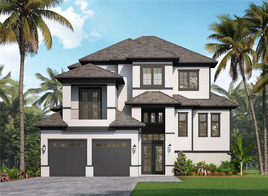 Elegant coastal residence in exclusive site on Hideaway Circle South w/ awesome views of the golf course! Located in Hideaway Beach Club, this luxurious home will be completed & ready to occupy in 2022. Main living level offers an open & great room style floor plan, a gourmet kitchen with custom cabinetry & Thermador appliances, master suite on 1st level, elevator, pool & spa that was upgraded & raised up to the 1st living level, an outdoor kitchen & a pool bath. Top floor has 2 guest suites, covered balcony, den w/ French doors leading to balcony w/ spectacular golf course views! Entry level foyer, 2+car garage w/ storage space. Lanai w/ gourmet kitchen, pool bath, pool & spa, plus southern exposure location! Enjoy driving a golf cart around world-class Hideaway Beach Club, a private, gated community w/ incredible amenities such as a fantastic beach, golf, tennis, beach side dining, newly renovated club house dining, bocce, pickle-ball, fitness club, exercise classes, social events galore, 24-hour personnel at the entry gatehouse!  Hurry as this is a fabulous new home in one of the finest communities offering a perfect lifestyle in all of Southwest Florida!