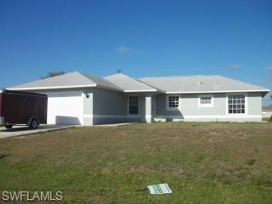 This cozy 4 bedroom 2 bath, Great room floor plan home is located in a GREAT location surrounded by a great neighborhood. The home is the perfect size for a family with children, with enough room for a private office or guest bedroom. The master suite is complete with jetted tub/shower, and large walk-in closet. Updates include; Just newly painted inside, 2011: new water treatment system, new garden tub with Jacuzzi, new garage door opener, new refrigerator, new dishwasher, new stove
2014: new Lennox HVAC system, and new water heater.  This home also comes with an attached two-car garage, and  completely tiled throughout the home except for two bedrooms. Ready to move in and plenty of room for a pool!  Seller’s are willing to give a credit for kitchen countertops