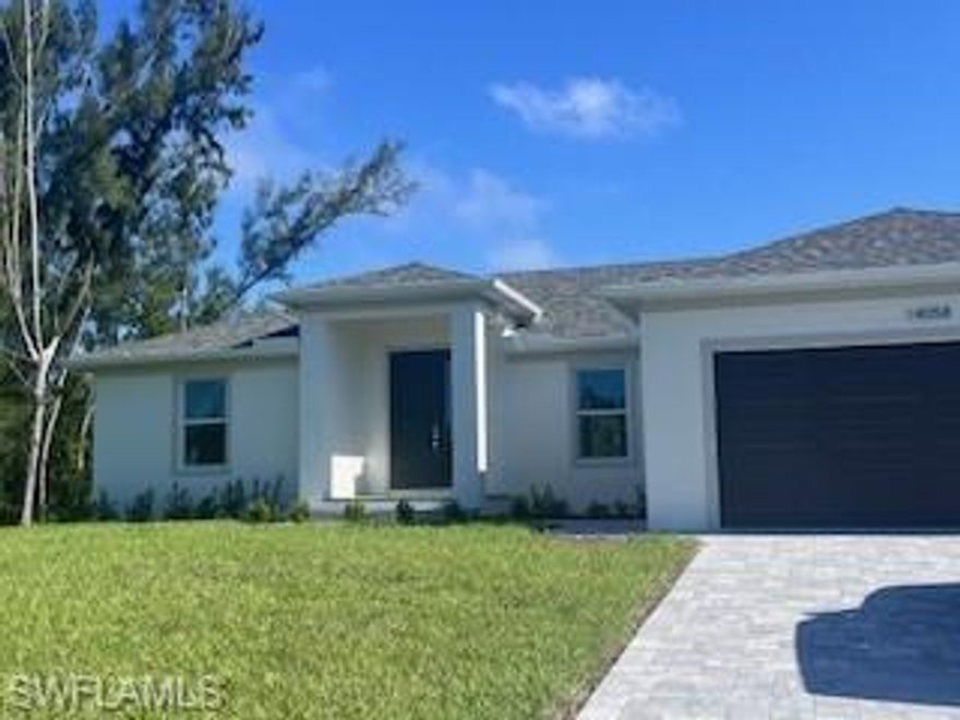 NEW CONSTRUCTION available for YEARLY RENTAL! 4 Bedrooms/2Bath in Alden Pines in Bokeelia. Perfect for someone building on the Island, or someone needing an annual rental! Unfurnished with Washer/Dryer Hookups in laundry room inside residence. Click Showing Icon to schedule showing- short notice ok.