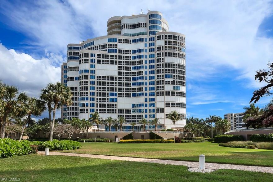 Enjoy the best that Naples has to offer in this extraordinary beachfront unit in the middle of Park Shore. This unit is located on the 15th floor and has magnificent panoramic gulf, bay, and city views. Boasting 4,300 square feet with floor-to-ceiling windows allowing natural light to highlight the various spaces of the unit. In addition to the two wrap-around balconies, the unit has 4 bedroom suites, each having its own full bath. This unit was just vacated and is ready to be customized into your own dream home. Provence is conveniently located across the street from the Venetian Village where waterfront shops and restaurants are a short walk away. Enjoy the tower’s high-end, luxurious, amenities including 24-hour security, private pathway to the beach, resort style pool, outdoor kitchen, fitness center, spa, sauna, guest suites, social room, and tennis court. The unit includes two parking spaces (in the below parking garage) and a storage unit. Boaters have ability to lease or purchase boat slip through the Yacht Club across the street. Two pets are permitted.