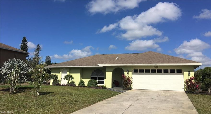 Come see this meticulously maintained 3 bedroom 2 bath home in a very quiet area of San Carlos Park. Great   split bedroom floor plan with plenty of room for entertaining.  Eat-in kitchen boasts stainless steel appliances; recently added backsplash and a breakfast bar. There is wood like flooring throughout the home including the bedrooms. Have fun in the sun with the oversized lot playing in the fully fenced backyard that also includes a terrific fire pit for those cool Florida evenings!  Plus plenty of room in the screened lanai to enjoy your meals outside while watching fantastic Florida sunsets. New A/C; water heater and appliances in the last few years. Feel free to bring your RV or boat with plenty of parking on side of home for either. Close proximity to San Carlos Golf and Country Club and great green spaces at some of Lee County's finest parks.  Easy access to I-75; Southwest Florida International Airport; fantastic shopping and the world renowned beaches of Southwest Florida. Great for the investor or to create your own family memories!