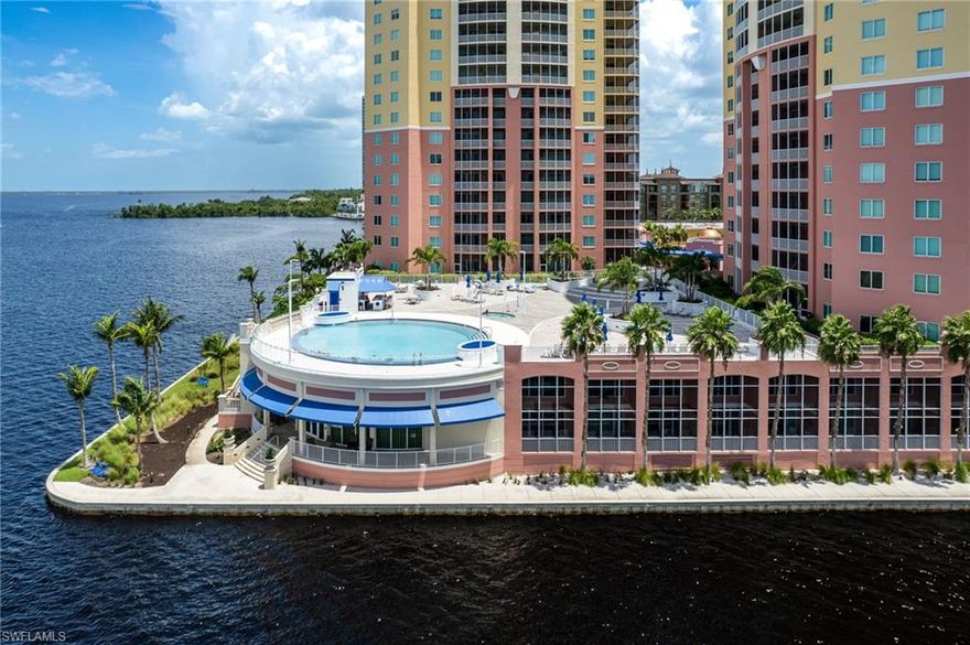 Step off your private elevator into this beautifully updated 3-bedroom, 2-bath waterfront oasis. Perfectly positioned in the coveted 01 stack of the St. Tropez, this 19th floor residence showcases sweeping, unobstructed views of the Caloosahatchee River, downtown skyline, and iconic bridges. Enjoy nightly sunsets from the spacious screened lanai.
Inside, the desirable split-bedroom floor plan offers both comfort and privacy, including a dedicated guest suite ideal for hosting friends and family. The unit is TURNKEY, making move in effortless. A deeded parking space on level P1 of the garage ensures easy access, while a climate controlled storage cage adds valuable convenience.
Residents enjoy an impressive array of resort-style amenities, including an infinity edge pool overlooking the river, a state of the art fitness center, theater room, library, and a community room perfect for social gatherings. Outdoor enthusiasts will appreciate the tennis and pickleball courts, gas BBQ grills, kayak launch, and the adjacent park—ideal for dog walking or simply enjoying the waterfront setting. An active social committee and on site management help maintain a vibrant, well run community.
All of this is just a short walk or seasonal trolley ride from the lively restaurants, boutiques, and cultural events of Downtown Fort Myers, including Art Walk and Music Walk. Cable, internet, and water are included in the HOA dues for added value.
Recent updates elevate the home even further: fresh interior paint, a brand-new AC with a 10-year warranty, new washer and dryer, and new flooring in the main living area.
For complete peace of mind, this financially sound community offers fully funded reserves, no deferred maintenance, and has completed its Structural Integrity Reserve Study.
This residence delivers the perfect blend of luxury, lifestyle, and long-term confidence—an exceptional opportunity in one of Fort Myers’ most desirable high-rise communities.