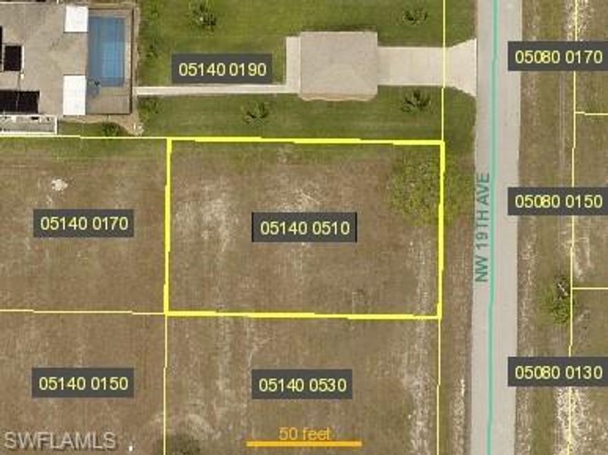 Want to build your dream home? Look no further! This fantastic lot in northwest Cape Coral, with western exposure highlights beautiful Florida sunsets. Nicely located with convenient access to shopping and dining along Pine Island Road and convenient access to I-75, Southwest Florida International Airport, Punta Gorda and much more. Reach out for a list of local builders or you can hold onto the lot as an investment for the future!