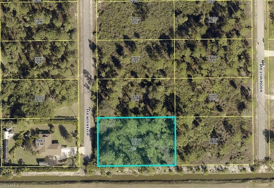 Opportunity to build your new home in Lehigh Acres.  Located at the end of the street this lot offers the privacy of being on a canal.  Located on Jefferson Ave not far from Joel Blvd.