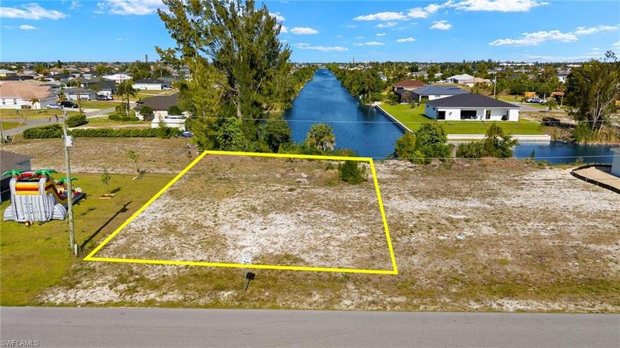 STUNNING MILE LONG WATER VIEWS! $10K PRICE REDUCTION! Build your dream home on this rarely available property. Located in Cape Coral, FL enjoy boating, kayaking, and fishing from your backyard! Conveniently situated near Burnt Store Boat Ramp, popular shopping, dining, and beaches. Short drive to Pine Island, Downtown Cape Coral, Downtown Fort Myers, and more. This property won't last long, call today!