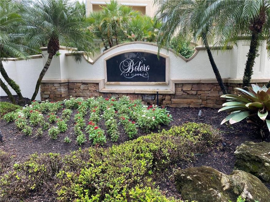 Tiburon a Ritz Carlton Community called Bolero. OUTSTANDING second floor “WITH IN UNIT ELEVATOR” overlooking one of a pair of world famous Greg Norman championship golf courses. Tenant has the option of transferring the private Signature Membership for $ 895+ tax . The Signature Membership will allow tenants to enjoy the Ritz Carlton Golf Club beautiful pool, fitness center, spa, aerobics, tennis, dining and more. Signature members also receive a 20% discount on golf,(Free off-season) dining and pro shop. Home has great open floor plan with a dining and living room combination, a large kitchen with a lovely breakfast bar adjacent to the family room. French doors allow access to the front screened lanai where the view is very restful. Entire home has been recently painted inside and out. Wrap around screened lanai when opened present excellent panoramic view of nature and golf course. Resort style swimming pool with a waterfall is all part of BOLERO’S outstanding lifestyle. This unit has all new appliances. All windows have NEW PLANTATION SHUTTERS.
Pricing as follows:  January-April= $13K, May-October= $7,500, Novermber-December= $11K, or an Annual.