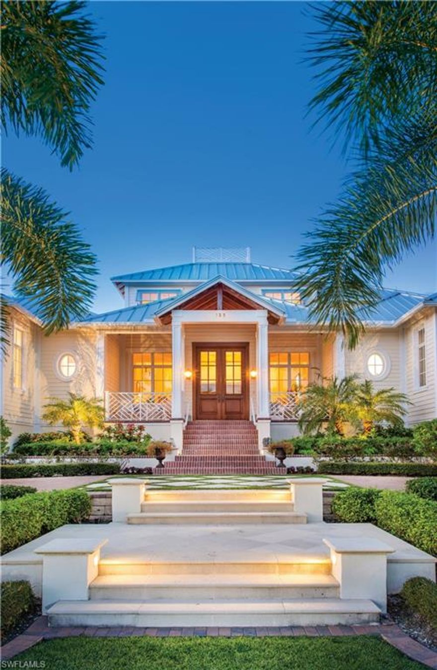 H.11375 Immaculate, one of a kind home built by Harwick Homes and designed by Kukk Architecture is an entertainer's dream! This gorgeous residence features huge chef's kitchen with top of the line Viking appliances, double dishwashers and wine cooler.  All remaining bedrooms feature their own on-suite bath and walk-in closets. Brazilian Epi wood flooring, extensive trim package, plantation shutters and sound/security/audio system can be found throughout. Entertaining has never been easier with expansive outdoor living space with fireplace including, full summer kitchen, sun deck and infinity edge pool/spa. Home is conveniently located just steps to the beach for unsurpassed viewing of the sunset!